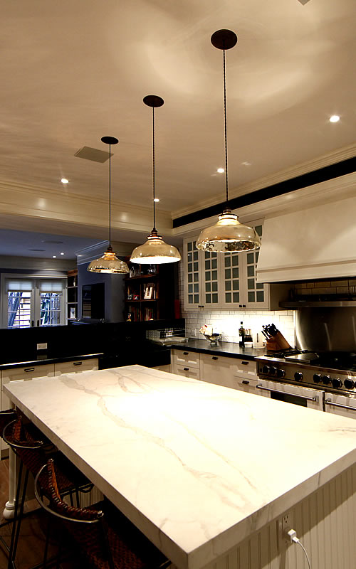 D.E. Small Electric - MA Kitchen Lighting installation